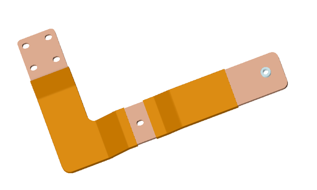 แผ่น Busbar ทองแดง Ni-plated พร้อมการเชื่อมต่อ rivnut