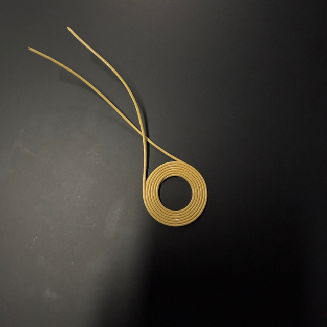 ขดลวดทองแดงสีเหลือง 0.07x140 มม. (11TS FLW-H)